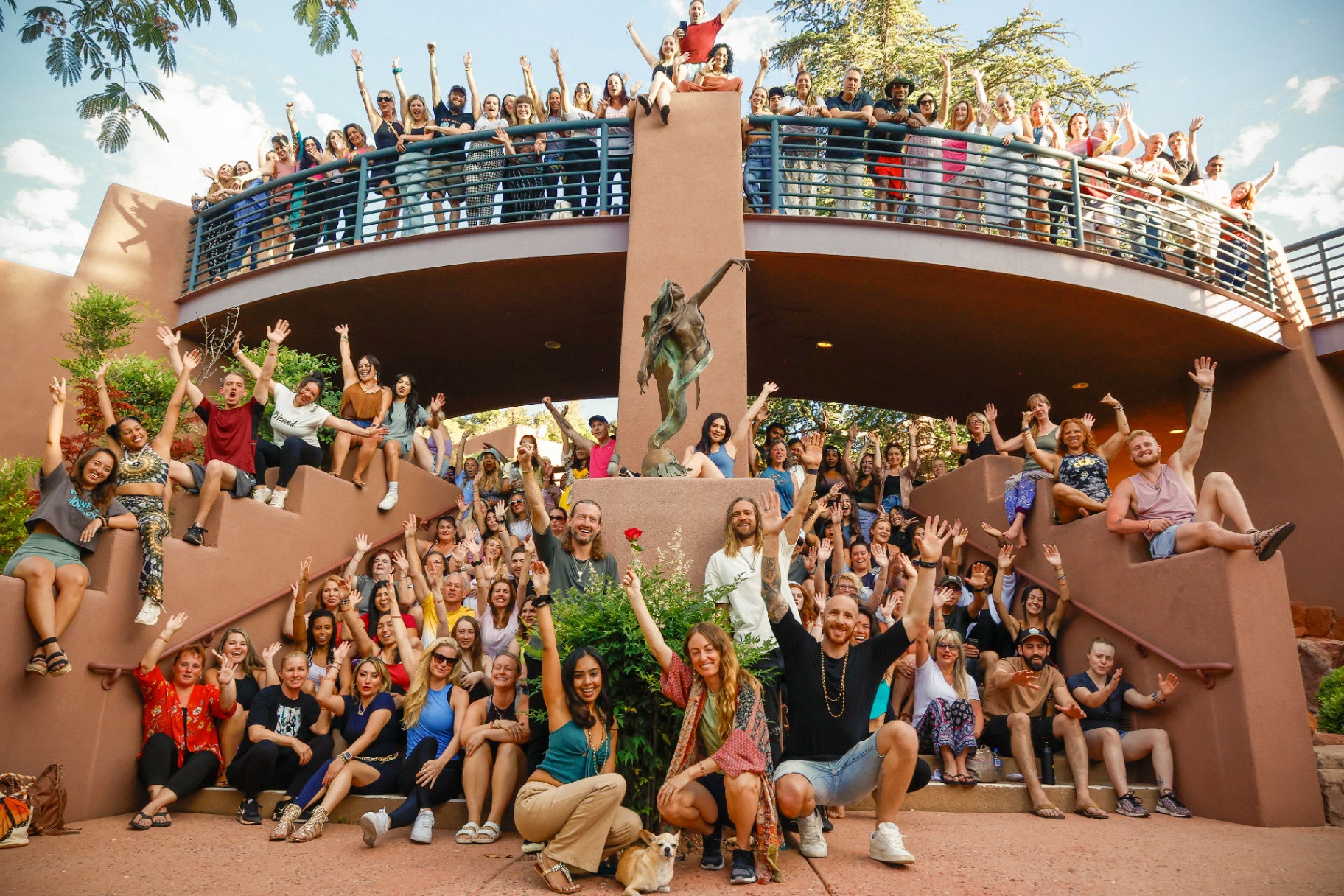 Group photo from The SHIFT Experience live event in Sedona